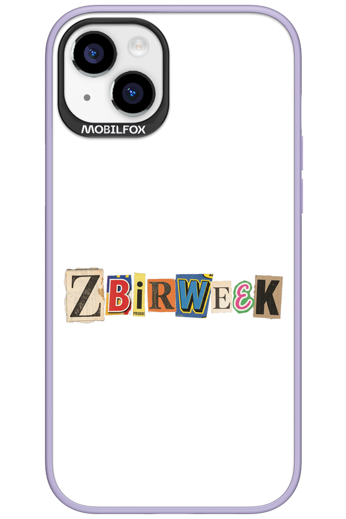 Zbirweek (white) 2.0 - Apple iPhone 15 Plus