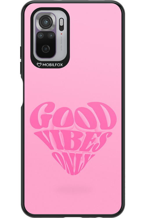 Good Vibes Heart - Xiaomi Redmi Note 10