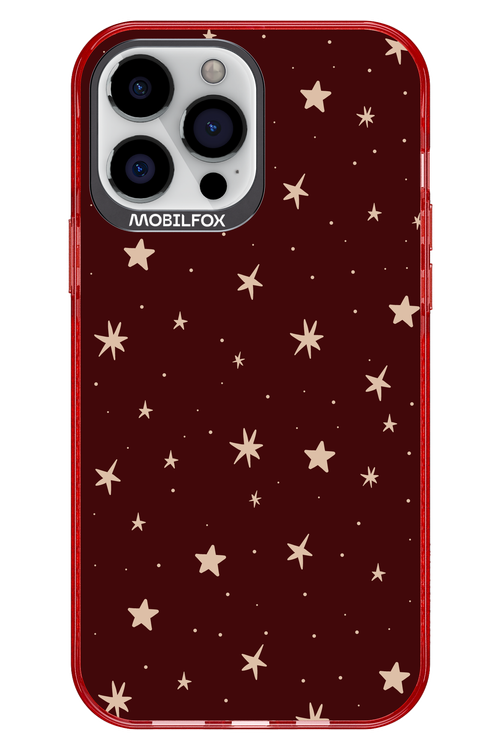 Burgundy Stars - Apple iPhone 13 Pro Max