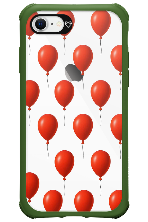 Red Balloons - Apple iPhone 8