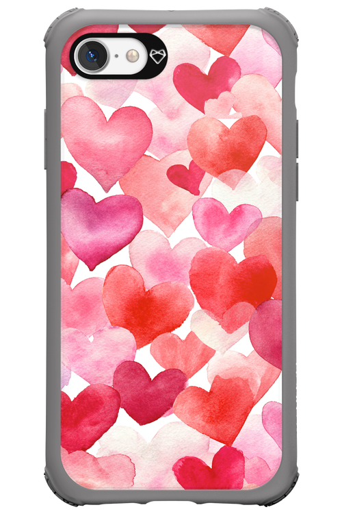 Water Painted Heart - Apple iPhone 7