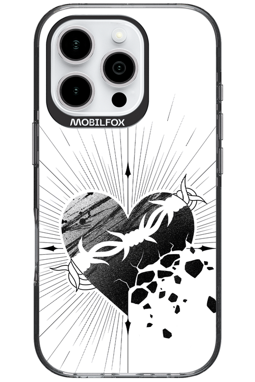 Fekete Szív 2.0 - Apple iPhone 16 Pro