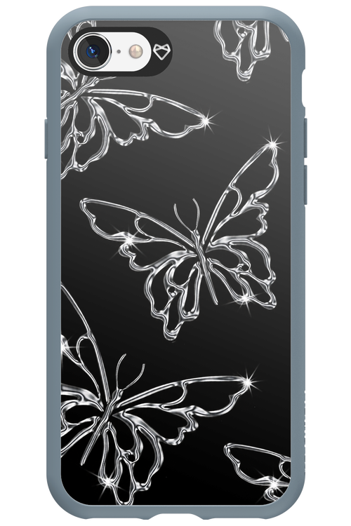Silver Butterfly 2.0 - Apple iPhone SE 2022
