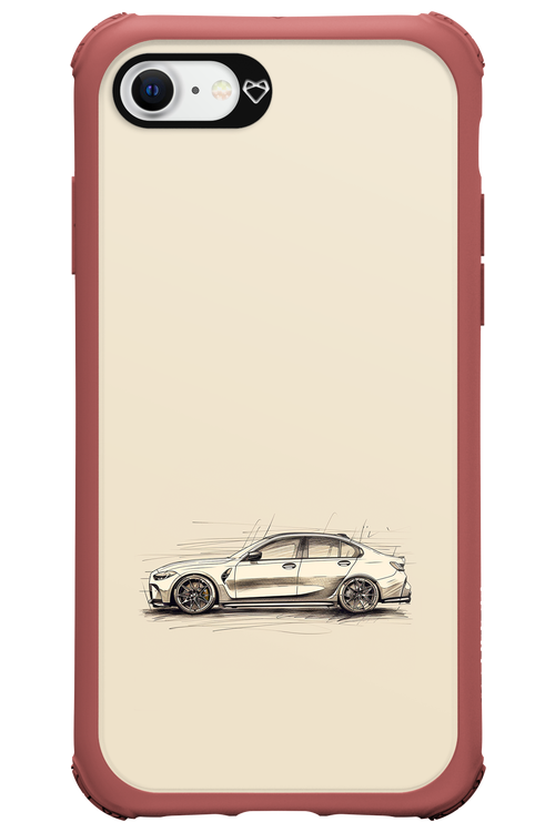 Sketch Car - Apple iPhone SE 2022