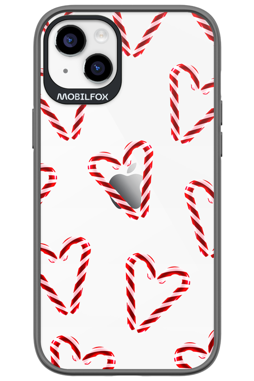 Candy Cane Hearts - Apple iPhone 14 Plus