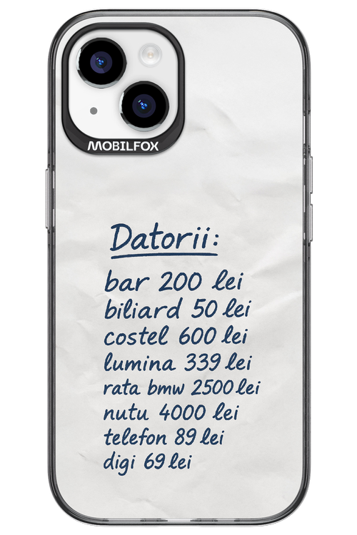 The List 2.0 - Apple iPhone 15