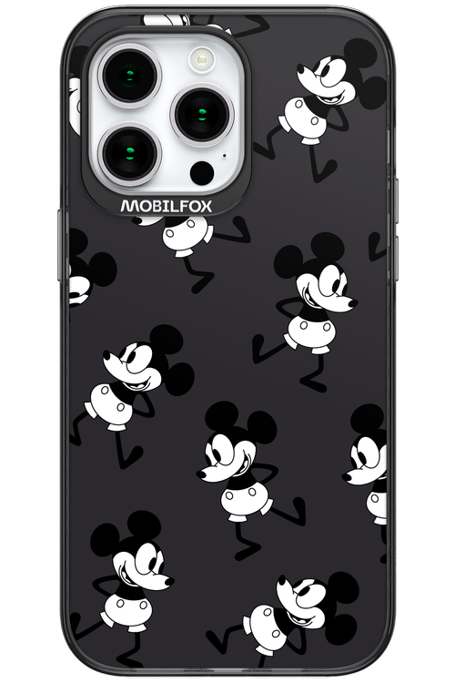 Iconic Mouse (antracite pattern) - Apple iPhone 15 Pro Max