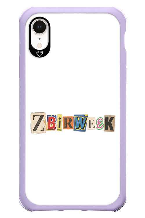 Zbirweek (white) 2.0 - Apple iPhone XR