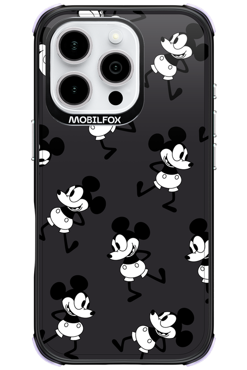 Iconic Mouse (antracite pattern) - Apple iPhone 16 Pro