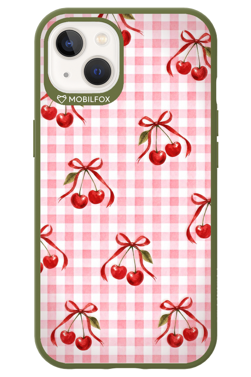 Pink Cherry Checked 2.0 - Apple iPhone 13