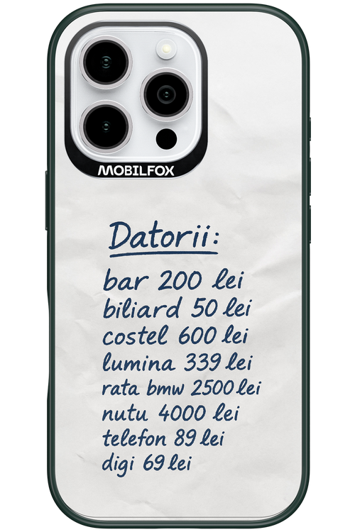 The List - Apple iPhone 16 Pro