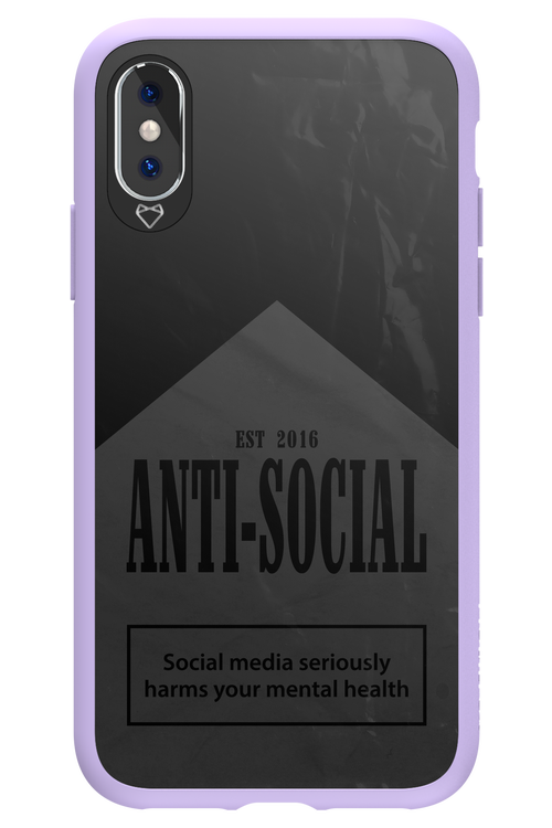 ANTI-SOCIAL (BLVCK) 2.0 - Apple iPhone XS