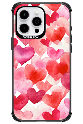 Water Painted Heart - Apple iPhone 16 Pro Max