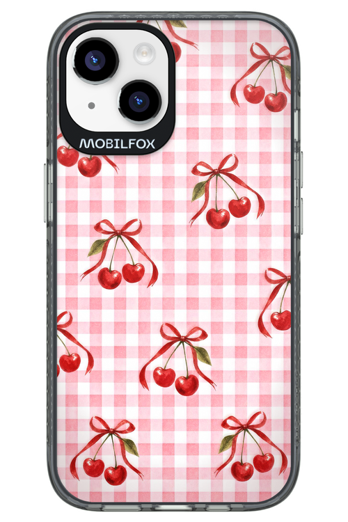 Pink Cherry Checked 2.0 - Apple iPhone 14