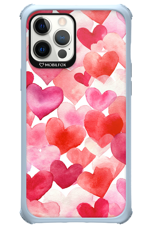 Water Painted Heart 2.0 - Apple iPhone 12 Pro Max