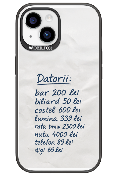 The List - Apple iPhone 15