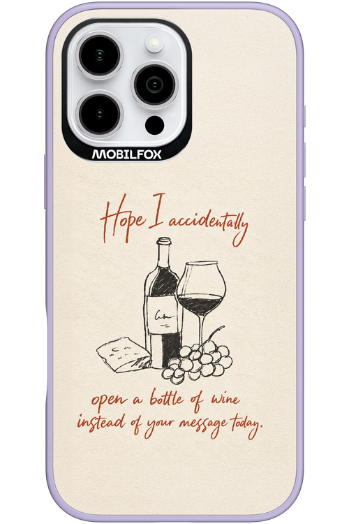 Bottle of wine 2.0 - Apple iPhone 16 Pro Max
