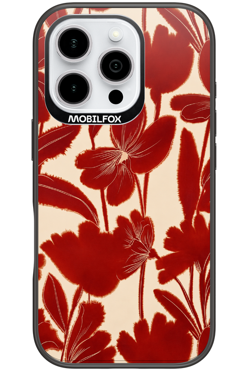 Burgundy Flowers 2.0 - Apple iPhone 16 Pro