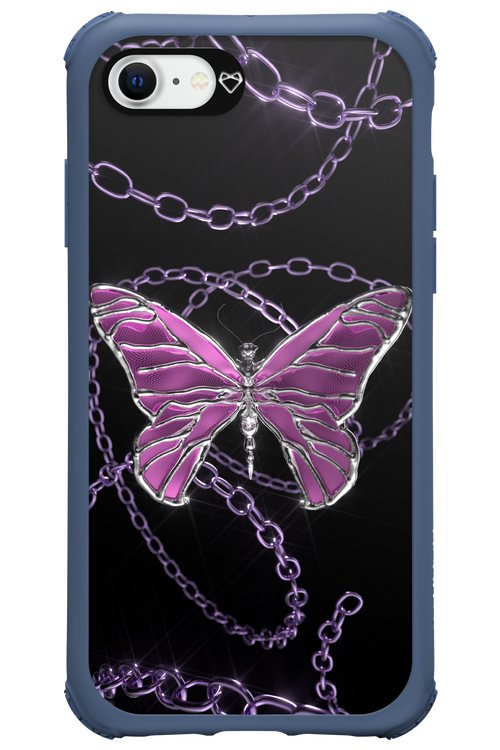 Butterfly Necklace - Apple iPhone SE 2020