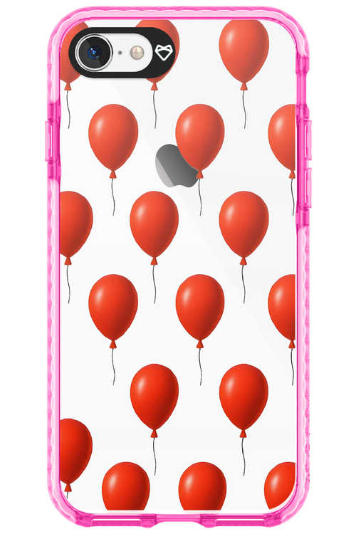 Red Balloons - Apple iPhone 8