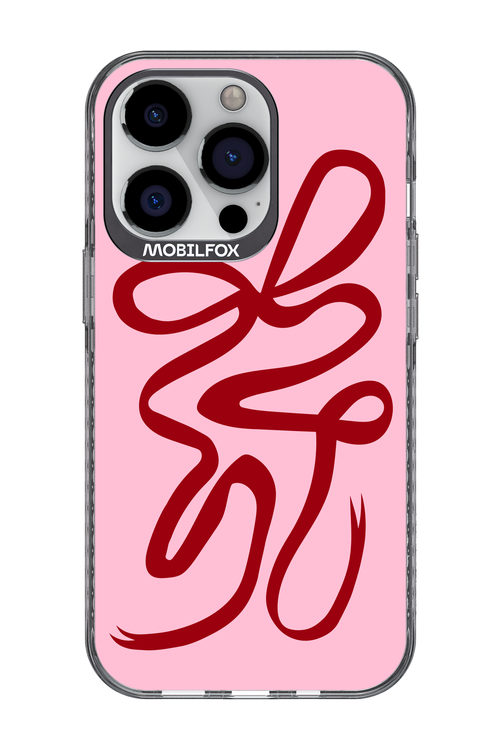 Burgundy Bow - Apple iPhone 13 Pro