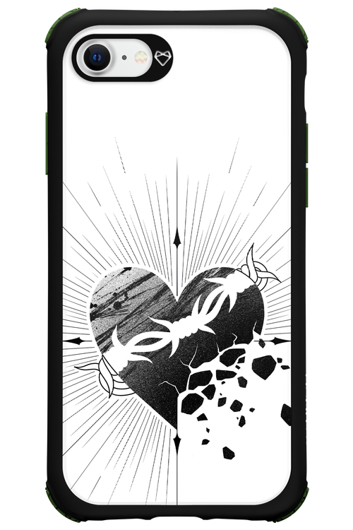 Fekete Szív - Apple iPhone SE 2022