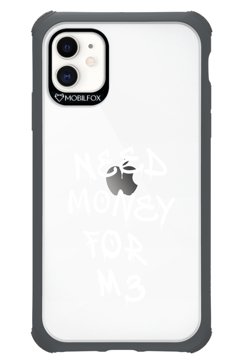Need M3 Transparent White - Apple iPhone 11