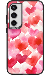 Water Painted Heart - Samsung Galaxy S24+