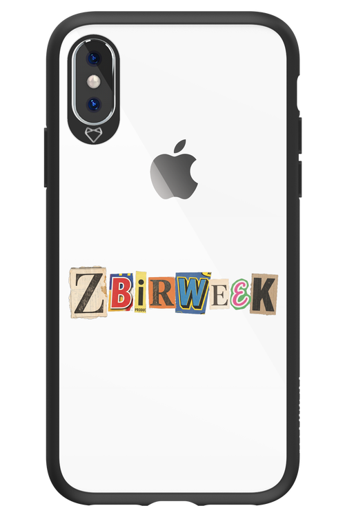 Zbirweek (transparent) 2.0 - Apple iPhone XS