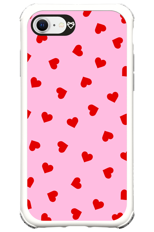 Sprinkle Heart Pink - Apple iPhone SE 2022