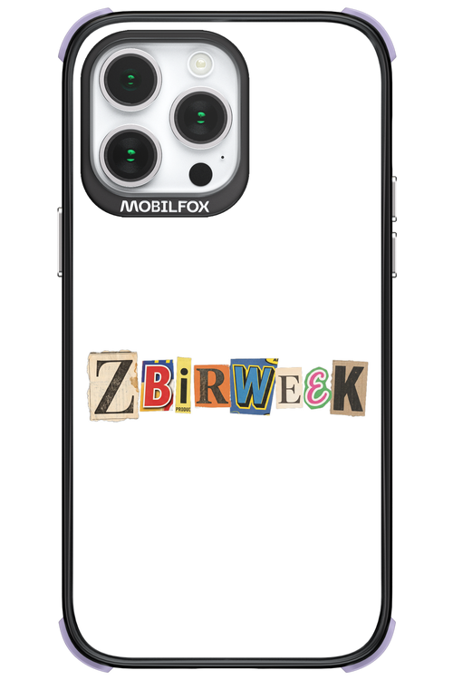 Zbirweek (white) 2.0 - Apple iPhone 14 Pro Max