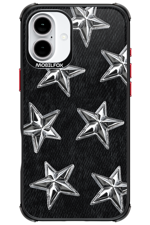 Chrome Stars - Apple iPhone 16 Plus