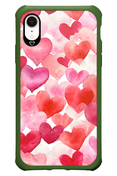 Water Painted Heart 2.0 - Apple iPhone XR