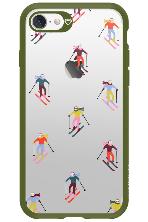 Snow Motion (Transparent) - Apple iPhone 7