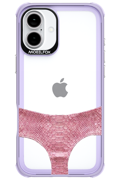 Snake Leather Panties Transparent 2.0 - Apple iPhone 16 Plus