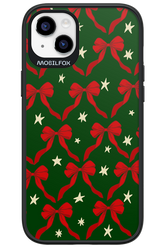 Bow & Stars (Green) - Apple iPhone 14 Plus