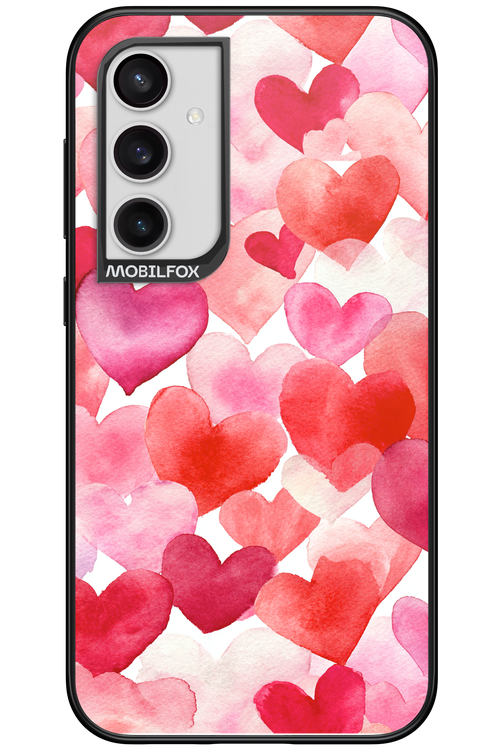 Water Painted Heart - Samsung Galaxy S23 FE