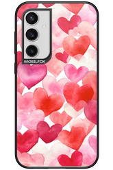 Water Painted Heart - Samsung Galaxy S23 FE