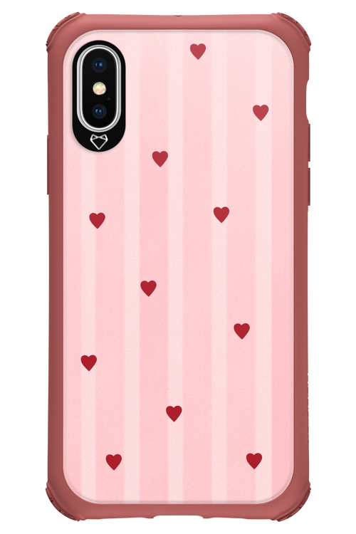 Red Little Hearts 2.0 - Apple iPhone X