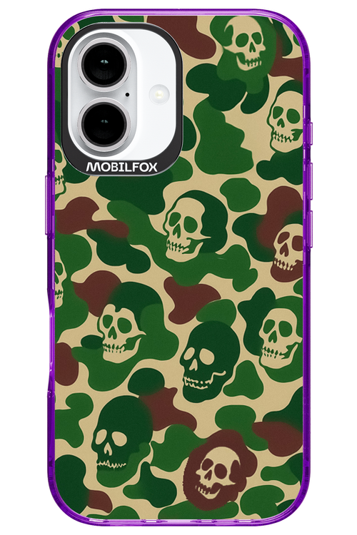 Camo Skull - Apple iPhone 16
