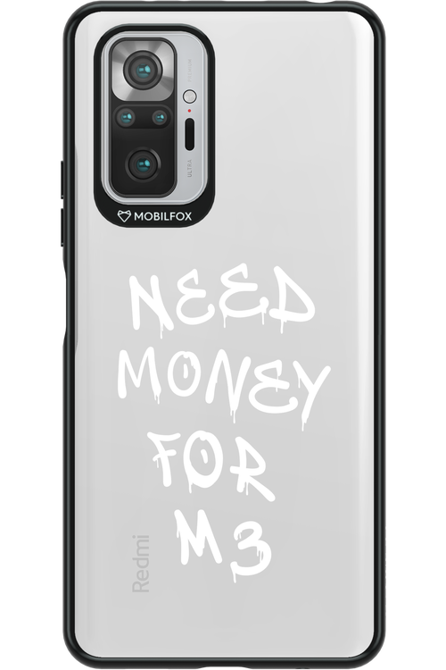 Need M3 Transparent White - Xiaomi Redmi Note 10 Pro