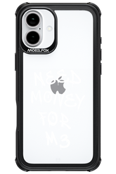 Need M3 Transparent White - Apple iPhone 16 Plus