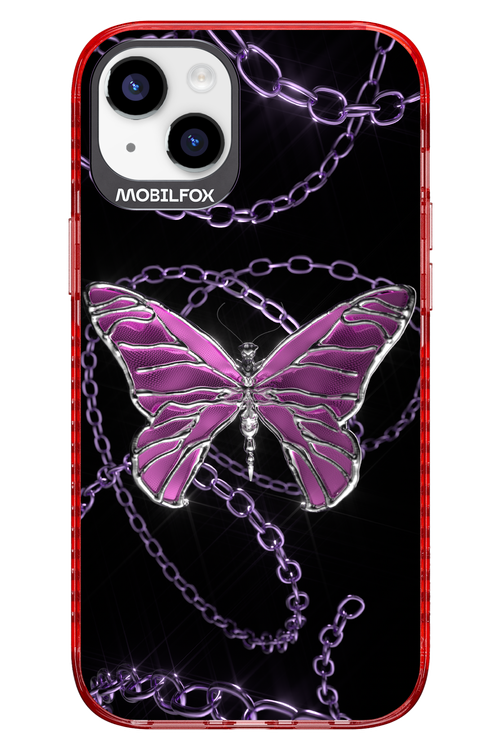 Butterfly Necklace - Apple iPhone 14 Plus