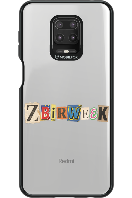 Zbirweek (transparent) 2.0 - Xiaomi Redmi Note 9 Pro