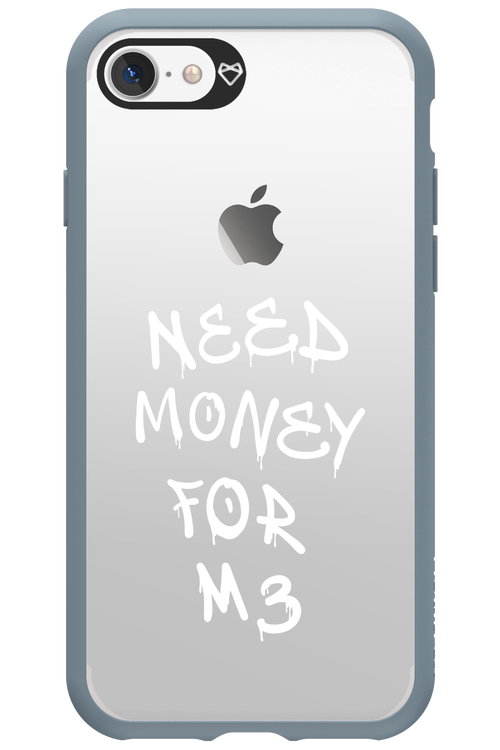 Need M3 Transparent White - Apple iPhone 7