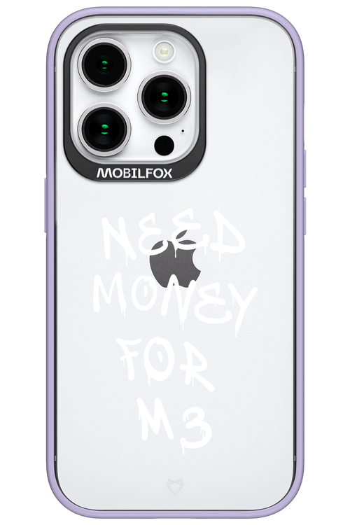 Need M3 Transparent White - Apple iPhone 15 Pro