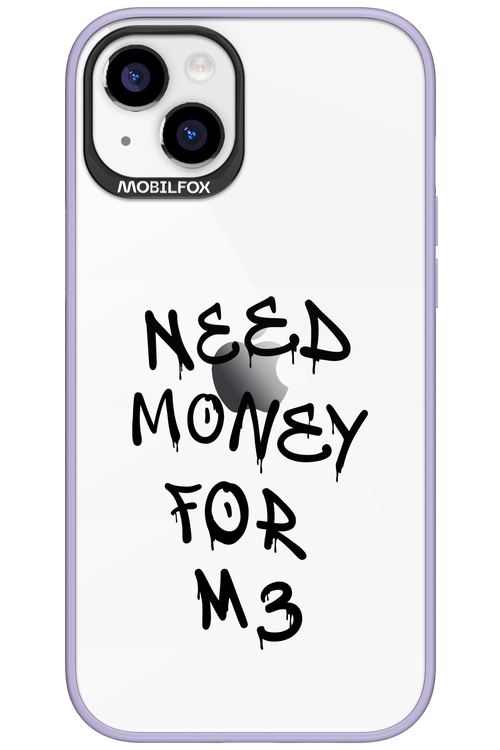 Need M3 Transparent Black - Apple iPhone 15 Plus