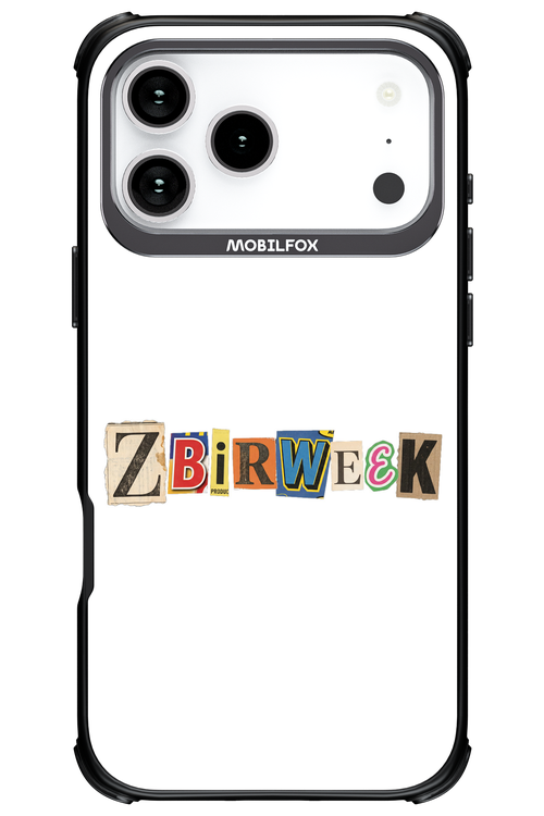 Zbirweek (white) 2.0 - Apple iPhone 17 Pro Max