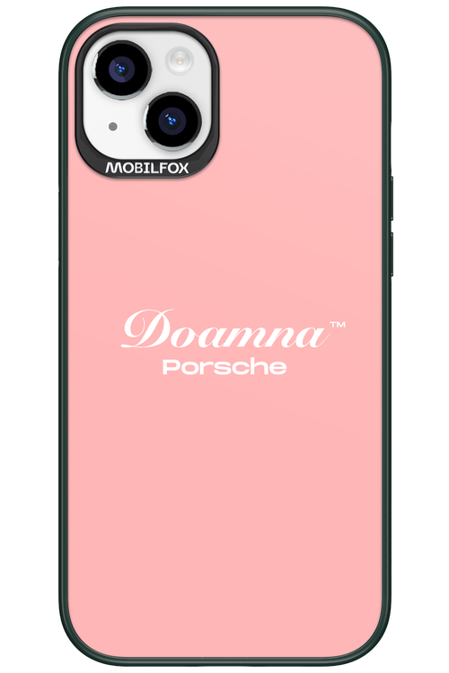 Doamna Porsche (pink) - Apple iPhone 15 Plus
