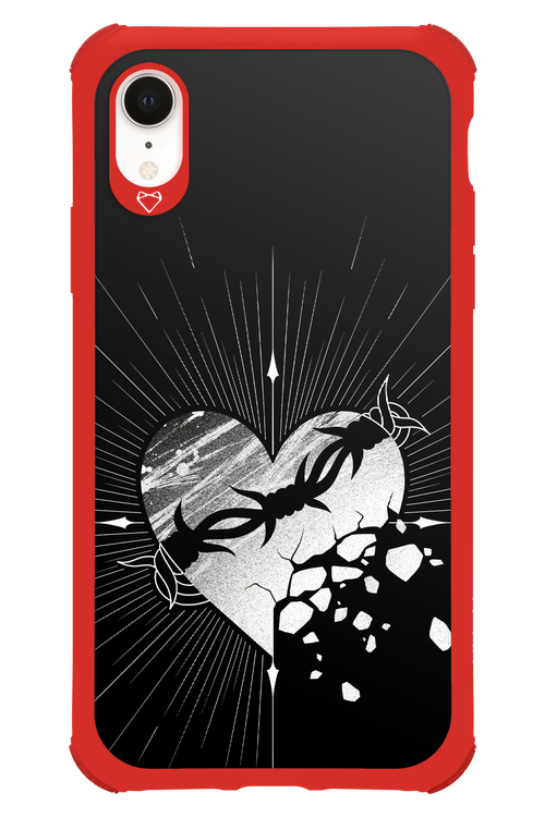 Fehér Szív - Apple iPhone XR